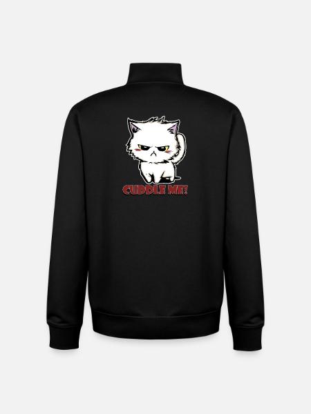 cuddle me - Unisex Organic Zip Sweatshirt von Stanley/Stella - Schwarz