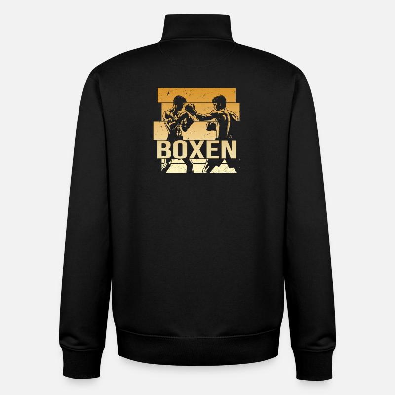 Boxen - Unisex Organic Zip Sweatshirt von Stanley/Stella - Schwarz