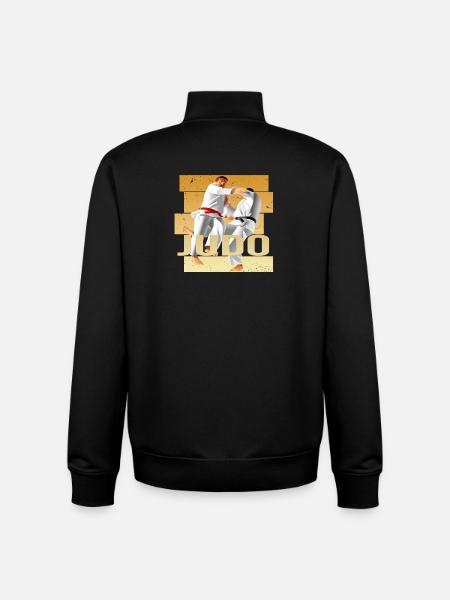 Judo - Unisex Organic Zip Sweatshirt von Stanley/Stella - Schwarz