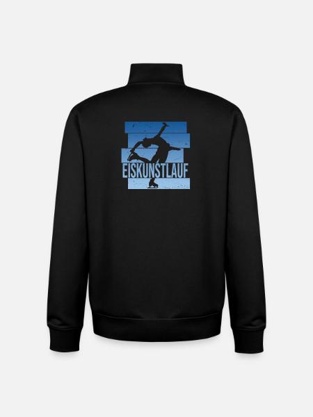 Eiskunstlauf - Unisex Organic Zip Sweatshirt von Stanley/Stella - Schwarz