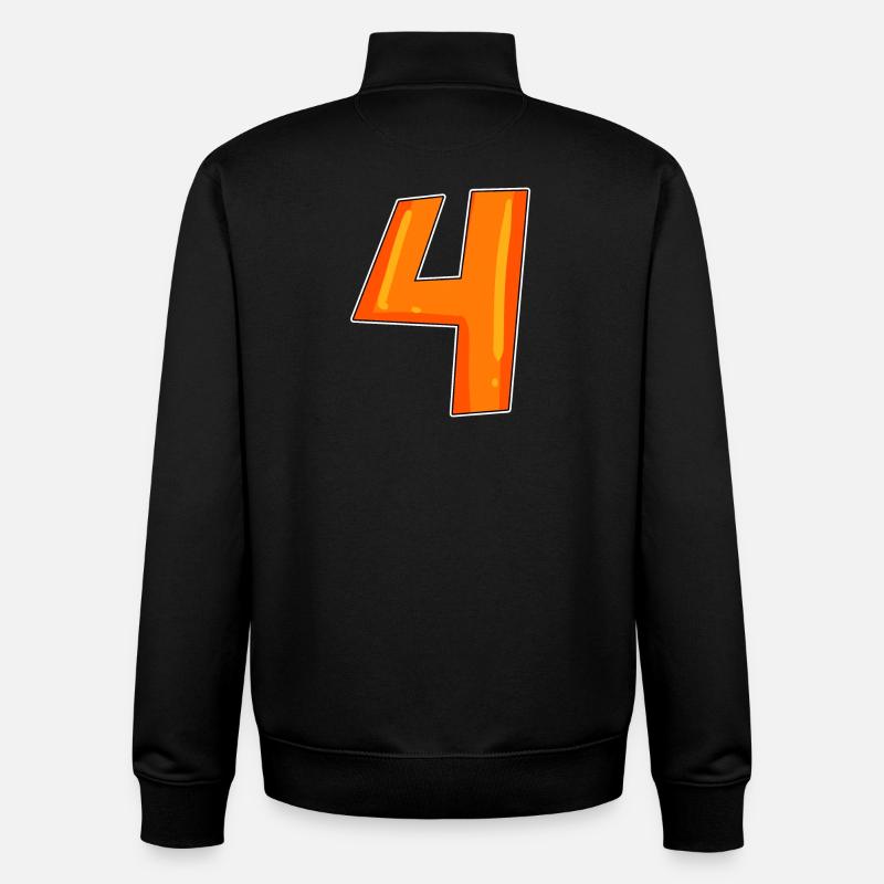 4 - Unisex Organic Zip Sweatshirt von Stanley/Stella - Schwarz