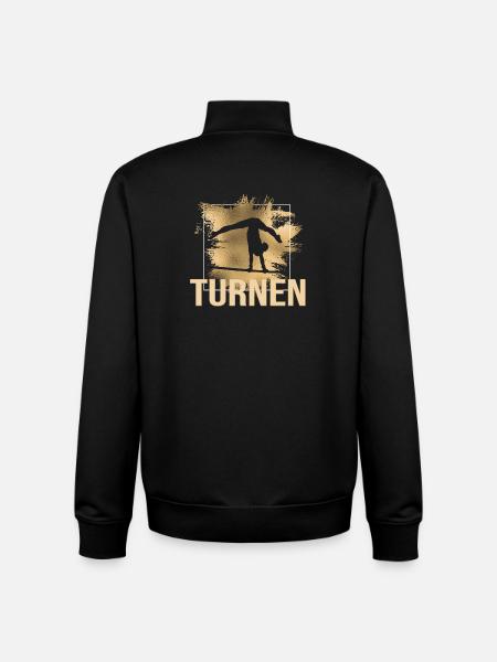 Turnen - Unisex Organic Zip Sweatshirt von Stanley/Stella - Schwarz