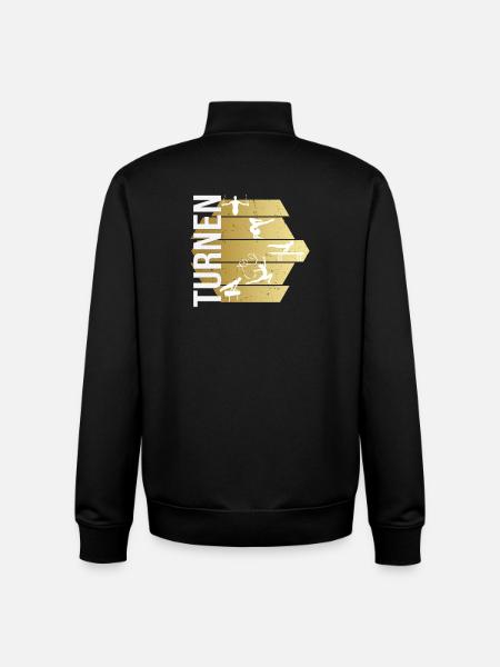 Turnen - Unisex Organic Zip Sweatshirt von Stanley/Stella - Schwarz