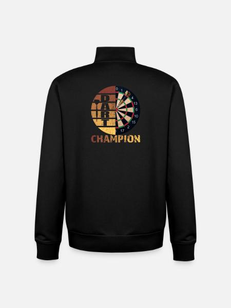 Dart Champion - Unisex Organic Zip Sweatshirt von Stanley/Stella - Schwarz