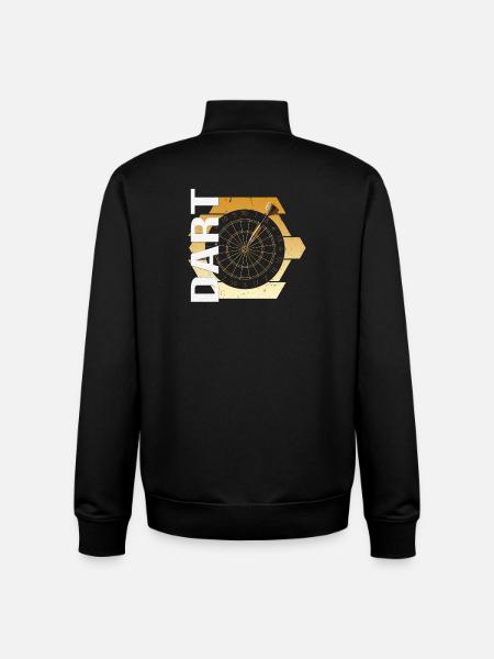 Dart - Unisex Organic Zip Sweatshirt von Stanley/Stella - Schwarz