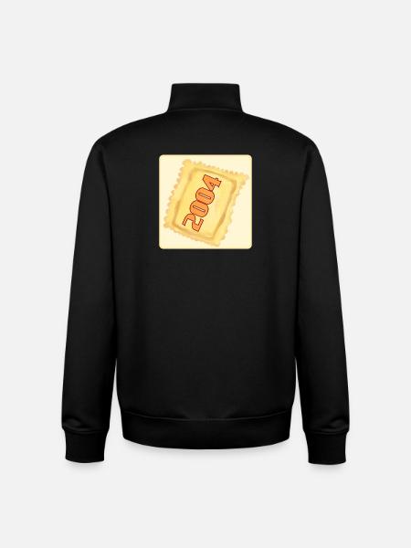 BIRTHDAY 2004 RAVIOLI DUMPLINGS - Unisex Organic Zip Sweatshirt by Stanley/Stella - black