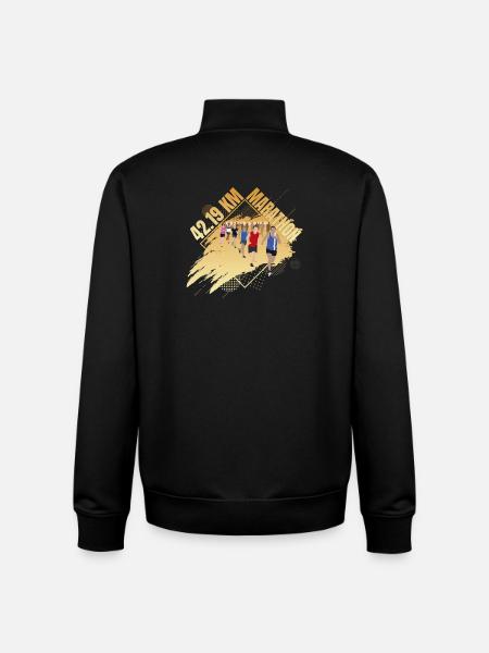 42 19 KM - Marathon - Unisex Organic Zip Sweatshirt von Stanley/Stella - Schwarz