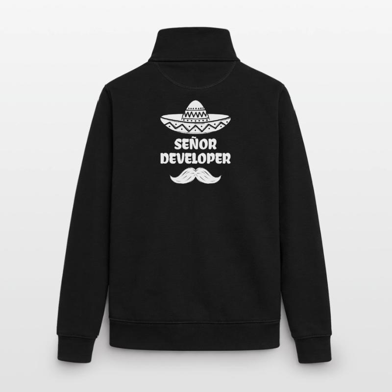 Déclaration du développeur Code Informatique Geek Scripting Sweat zippé unisexe en coton bio Stanley/Stella