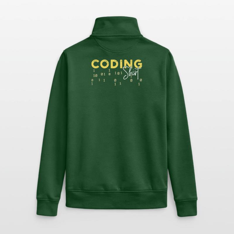 Coden Statement Développeur Programmeur Scripting Sweat zippé unisexe en coton bio Stanley/Stella