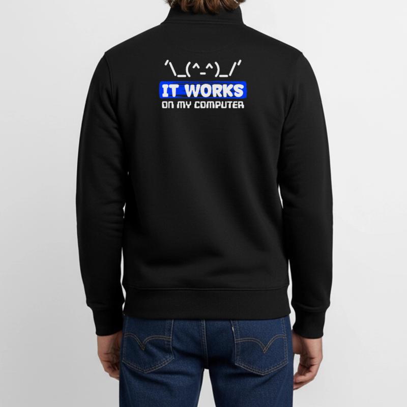 Debug Statement Bugfixing Scripting Code Developer Unisex Organic Zip Sweatshirt by Stanley/Stella