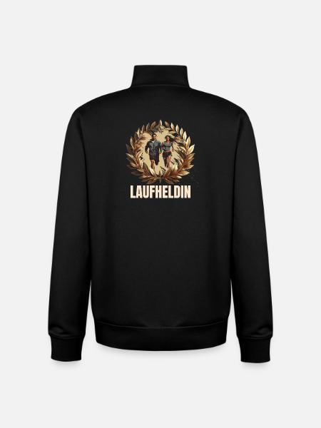 Laufheldin - Unisex Organic Zip Sweatshirt von Stanley/Stella - Schwarz