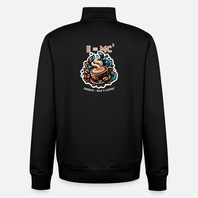 Die Energieformel - Unisex Organic Zip Sweatshirt von Stanley/Stella - Schwarz