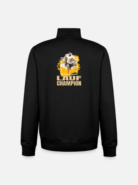 Lauf Champion - Unisex Organic Zip Sweatshirt von Stanley/Stella - Schwarz