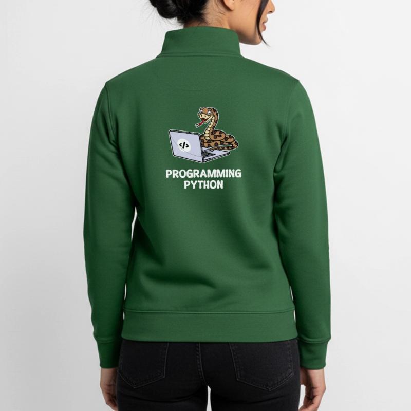Skripting Programmierer Computer Debug Developer Unisex Organic Zip Sweatshirt von Stanley/Stella