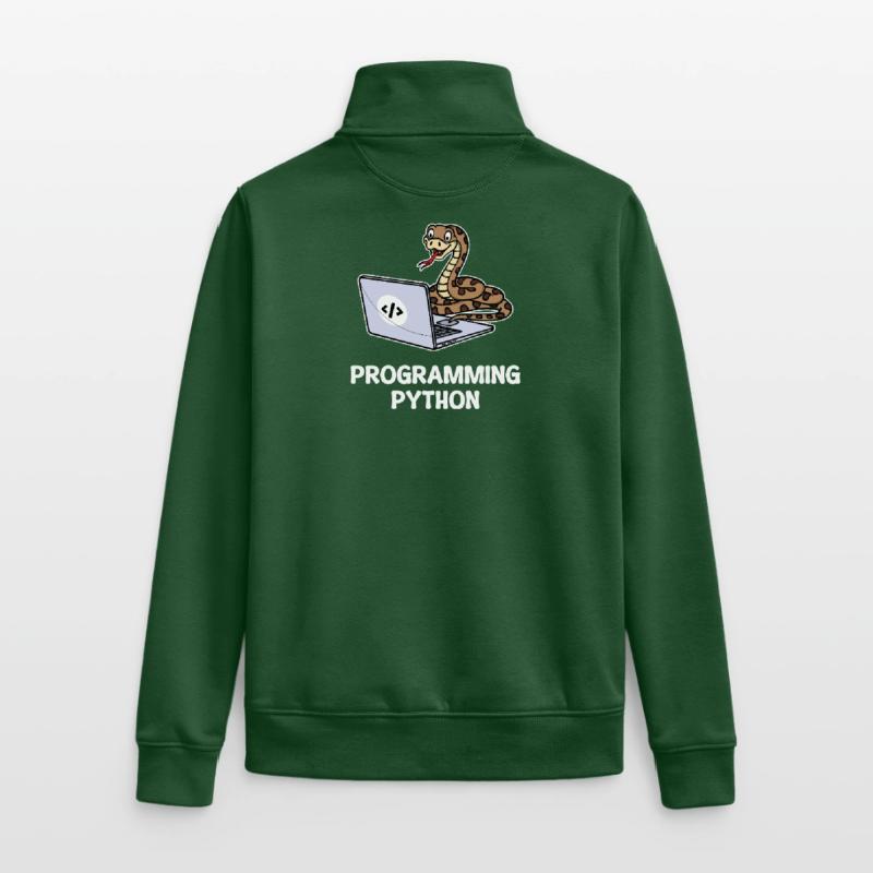 Skripting Programmierer Computer Debug Developer Unisex Organic Zip Sweatshirt von Stanley/Stella