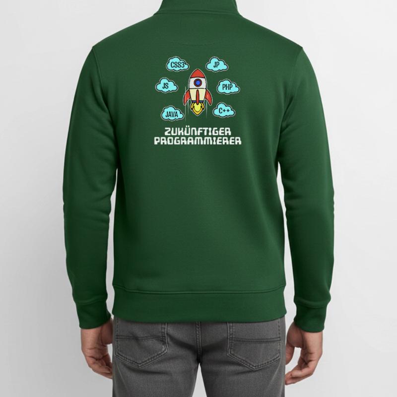 Css Coden Developer Statement C++ Php Java Debug Unisex Organic Zip Sweatshirt von Stanley/Stella