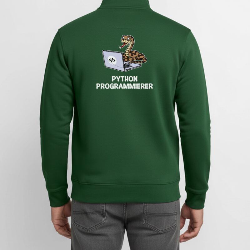 Developer Coden Statement Computer Programmer Unisex Organic Zip Sweatshirt by Stanley/Stella