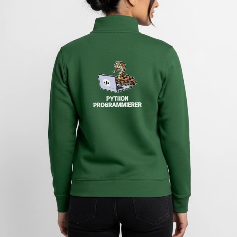 Developer Coden Statement Computer Programmer Unisex Organic Zip Sweatshirt by Stanley/Stella