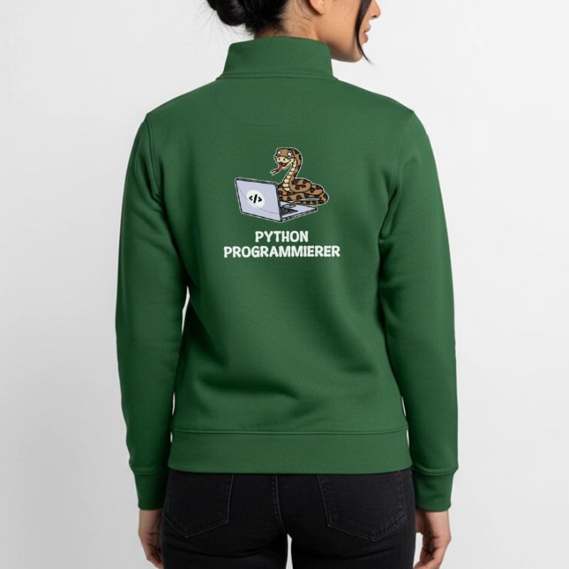 Développeur Coden Statement Programmeur informatique Sweat zippé unisexe en coton bio Stanley/Stella