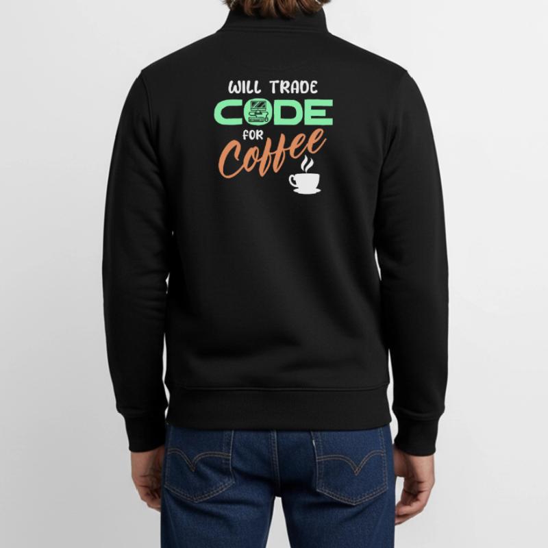 Programmeur, Développeur, Instruction de code, Ordinateur Sweat zippé unisexe en coton bio Stanley/Stella