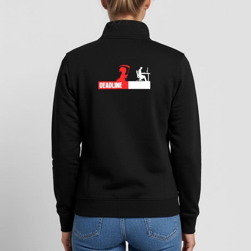 Computergeek Developer Coden Statement Scripting Unisex Organic Zip Sweatshirt by Stanley/Stella