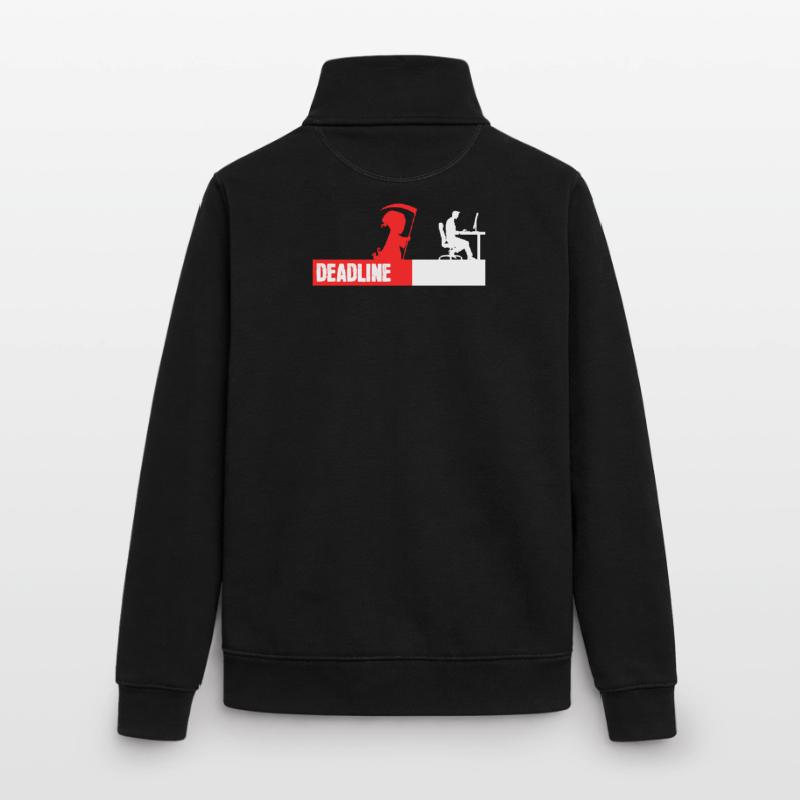 Computergeek Developer Coden Statement Scripting Unisex Organic Zip Sweatshirt by Stanley/Stella