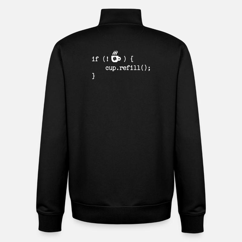 Debug Programmierer Coden Developer Computerfreak - Unisex Organic Zip Sweatshirt von Stanley/Stella - Schwarz