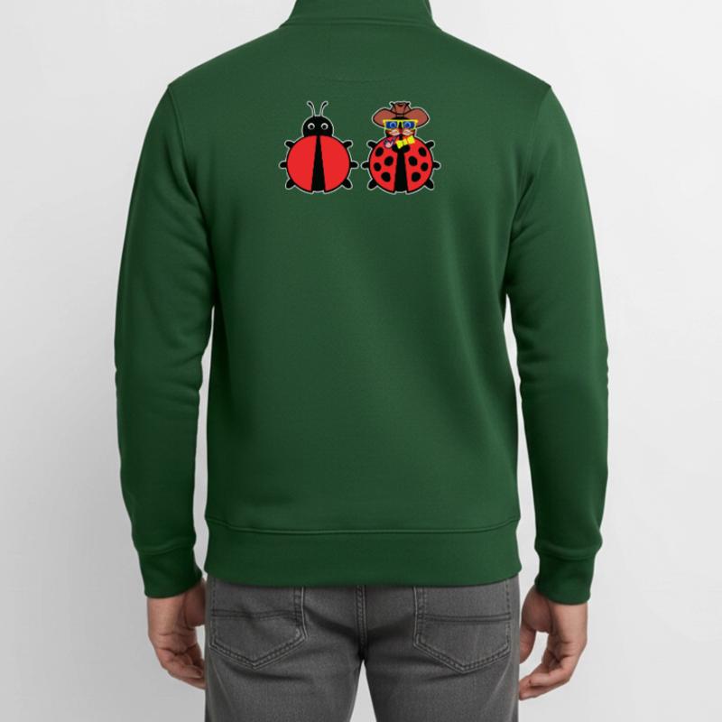 Bugs Bugfixing Debug Developer Computerfreak Unisex Organic Zip Sweatshirt von Stanley/Stella
