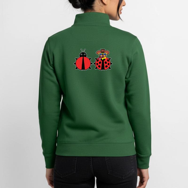 Bugs Bugfixing Debug Developer Computerfreak Unisex Organic Zip Sweatshirt von Stanley/Stella