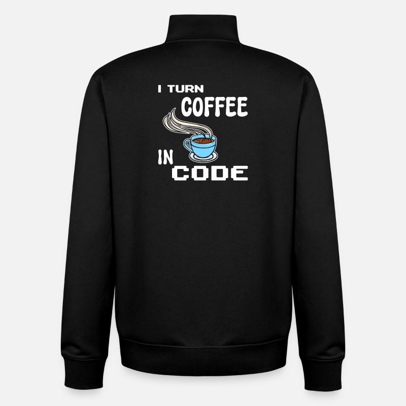 Developer Computerfreak Statement Programmierer - Unisex Organic Zip Sweatshirt von Stanley/Stella - Schwarz