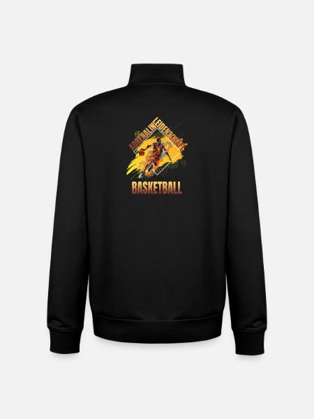 Adrenalin - Leidenschaft - Basketball - Unisex Organic Zip Sweatshirt von Stanley/Stella - Schwarz