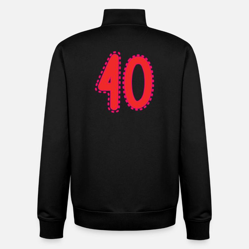 40 - Unisex Organic Zip Sweatshirt by Stanley/Stella - black