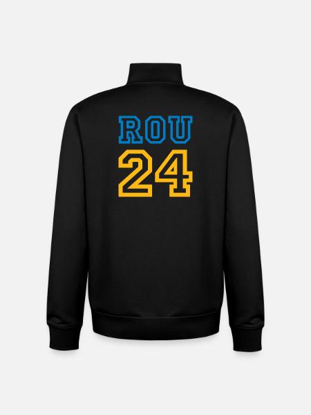 Romania Rumänien - Unisex Organic Zip Sweatshirt von Stanley/Stella - Schwarz