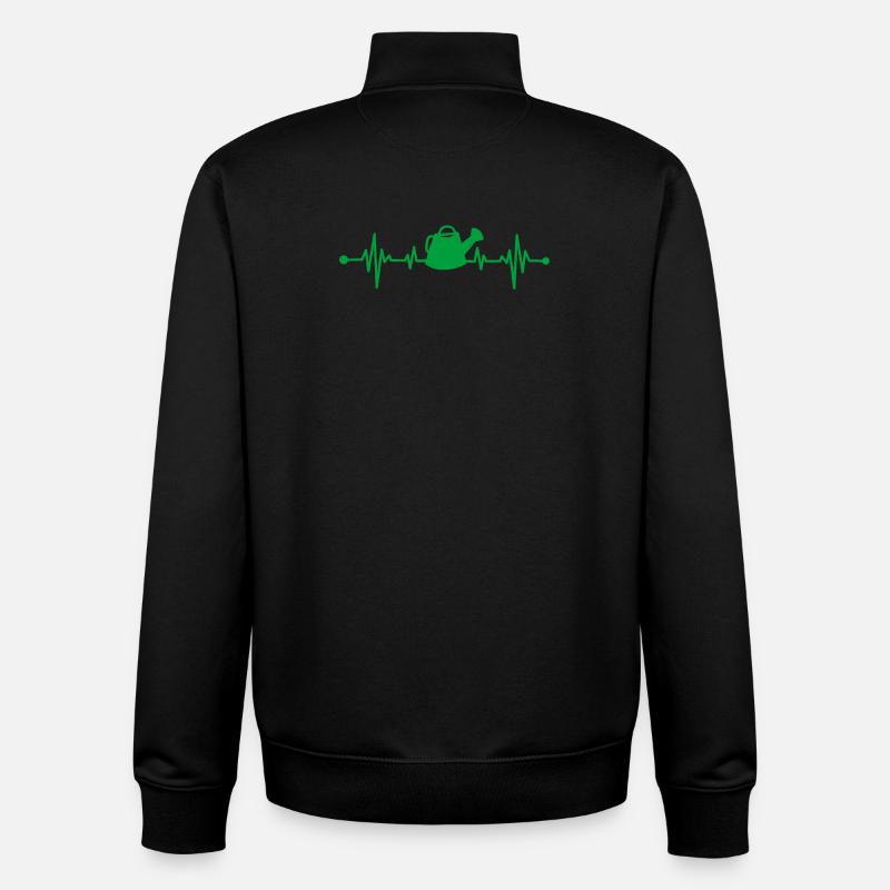 Garten Gartenarbeit Gießkanne - Unisex Organic Zip Sweatshirt von Stanley/Stella - Schwarz