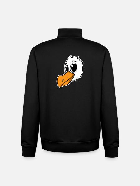 Möwe Vogel Nordsee - Unisex Organic Zip Sweatshirt von Stanley/Stella - Schwarz