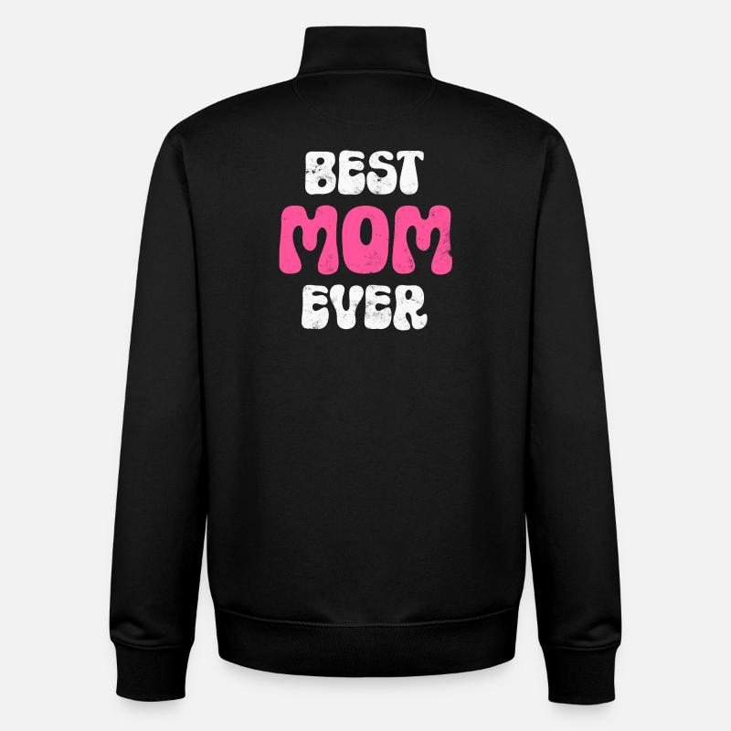 Mutter Mama - Unisex Organic Zip Sweatshirt von Stanley/Stella - Schwarz
