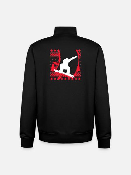 Wintersaison Schifahrer Schifahren Wintersport - Unisex Organic Zip Sweatshirt von Stanley/Stella - Schwarz