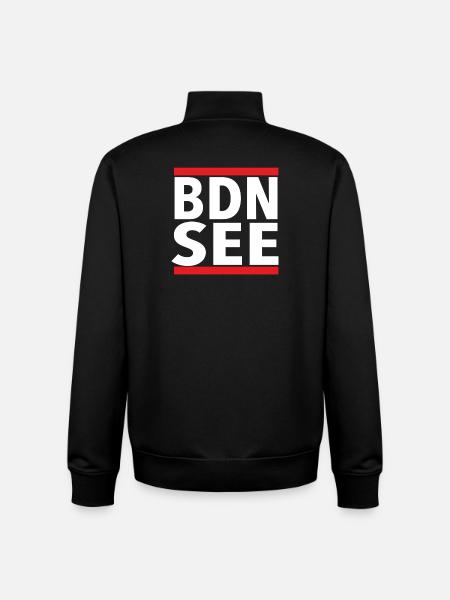 BDN SEE - Unisex Organic Zip Sweatshirt von Stanley/Stella - Schwarz