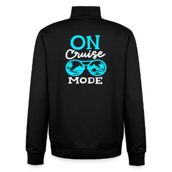 Kreuzfahrt Urlaub Schiffreise - Unisex Organic Zip Sweatshirt von Stanley/Stella - Schwarz - Hinten - AI Model Male 185 light (185cm)