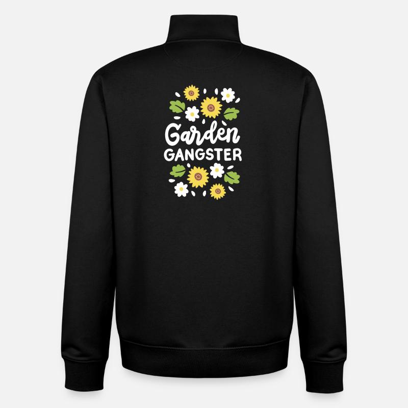 Garten Gartenarbeit - Unisex Organic Zip Sweatshirt von Stanley/Stella - Schwarz