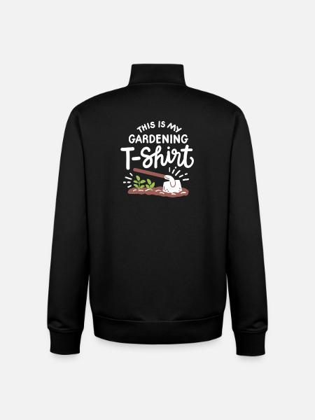 Gartenarbeit Gärtner - Unisex Organic Zip Sweatshirt von Stanley/Stella - Schwarz
