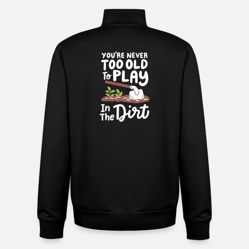 Garten Gartenarbeit - Unisex Organic Zip Sweatshirt von Stanley/Stella - Schwarz
