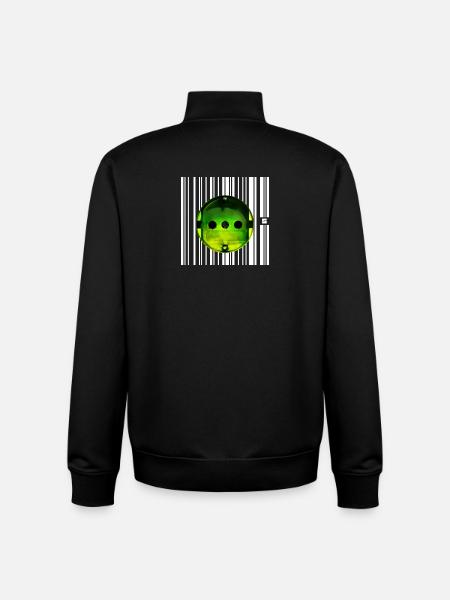 SPOT - HERO - Unisex Organic Zip Sweatshirt by Stanley/Stella - black