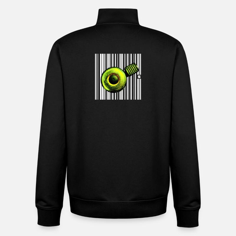 SPOT - PLEITE - Unisex Organic Zip Sweatshirt von Stanley/Stella - Schwarz