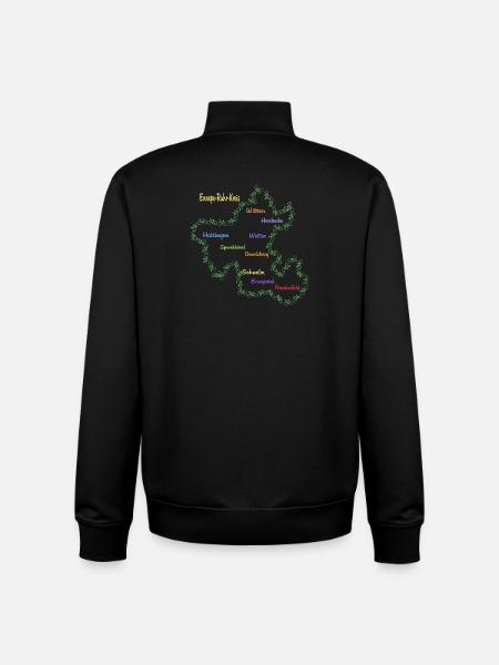 Ennepe Ruhr Kreis - Unisex Organic Zip Sweatshirt von Stanley/Stella - Schwarz