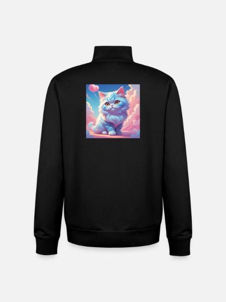 Kitten - Unisex Organic Zip Sweatshirt by Stanley/Stella - black