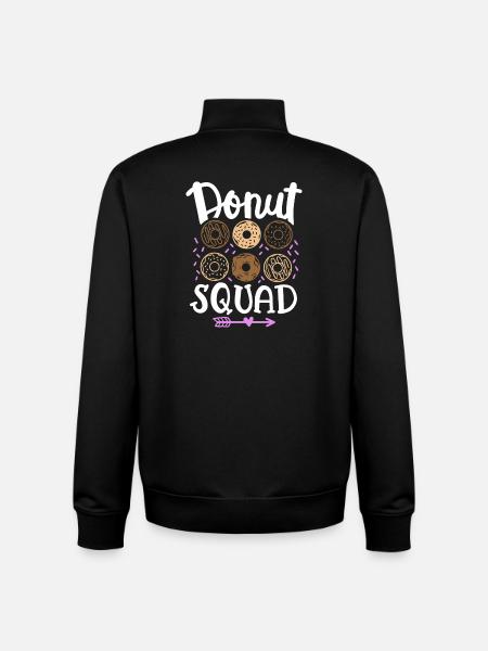 Donut Squad Donut Liebhaber - Unisex Organic Zip Sweatshirt von Stanley/Stella - Schwarz