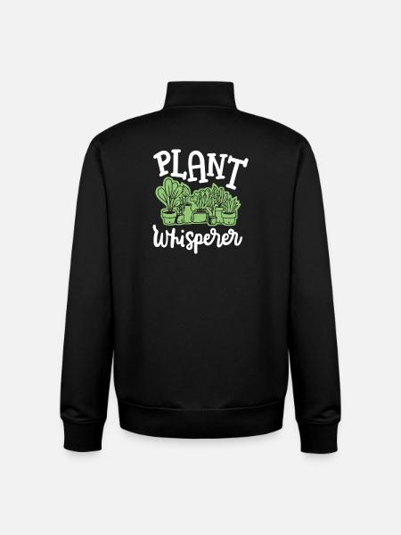 Pflanzenliebhaber Gartenarbeit - Unisex Organic Zip Sweatshirt von Stanley/Stella - Schwarz