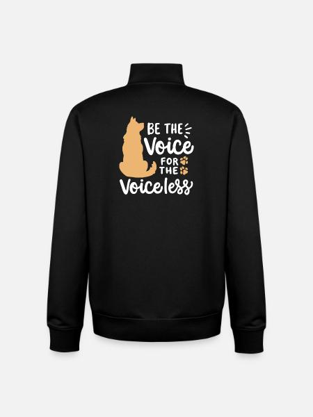 Hunderettung Tierrechte - Unisex Organic Zip Sweatshirt von Stanley/Stella - Schwarz