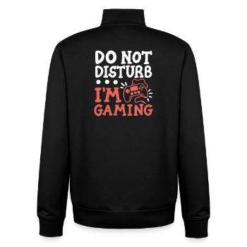 Gaming Gamer - Unisex Organic Zip Sweatshirt von Stanley/Stella - Schwarz - Hinten - AI Model Male 185 light (185cm)